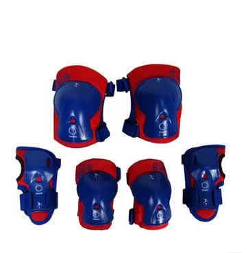 儿童款迪卡侬儿童轮滑旱冰溜冰鞋护具 6件套 