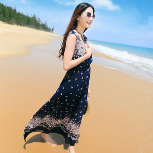 <em>淘宝网</em>购物<em>女装</em>夏新款度假<em>沙滩裙</em>波西米亚长裙
