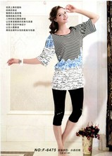 套装 睡衣 6475 包邮 富妮来家居服女士夏季舒适短袖 专柜正品 特价
