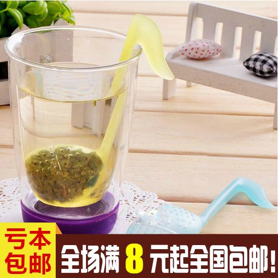 创意居家用品泡茶器可爱音乐茶匙音符泡茶伴侣茶漏茶勺过滤茶叶