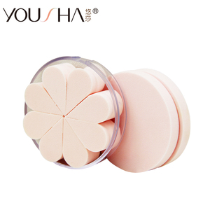 悠莎泡水花瓣粉扑干湿两用