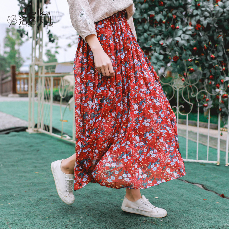 推荐最新百褶裙长裙 雪纺百褶裙连衣长裙信息