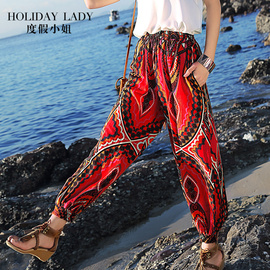 推荐最新灯笼裤裁剪图 绵绸灯笼裤裁剪图信息