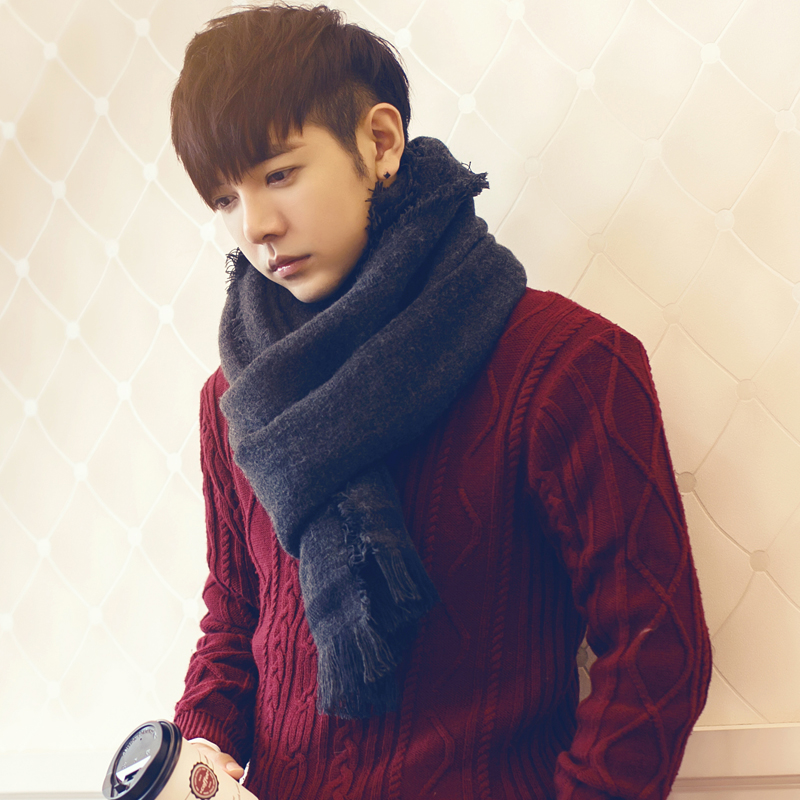 正品[男人围巾冬季]男人围巾评测 送男人围巾代