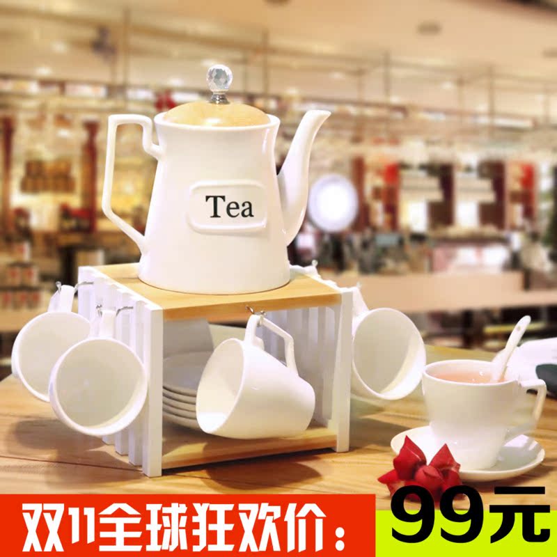 欧式茶具套装陶瓷咖啡杯英式花茶茶具高档骨瓷咖啡杯子套具下午茶