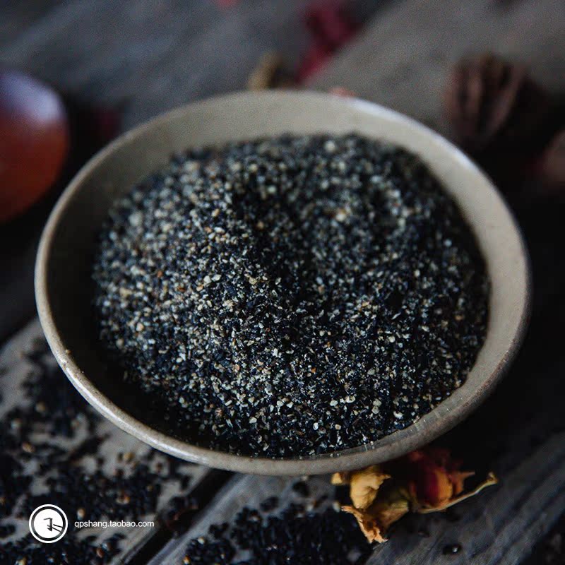 青品尚 家常香浓黑芝麻碎 现磨熟芝麻粉（黑芝麻熟粉）250G