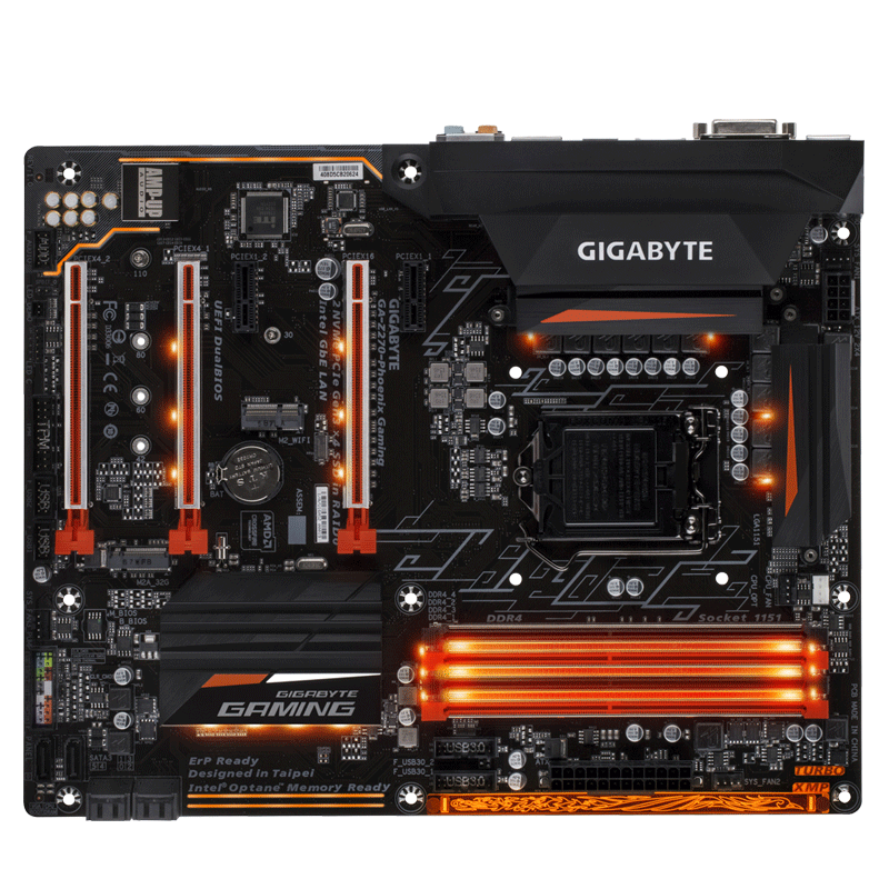 gigabyte/技嘉 z270-phoenix gaming主板z270台式电脑