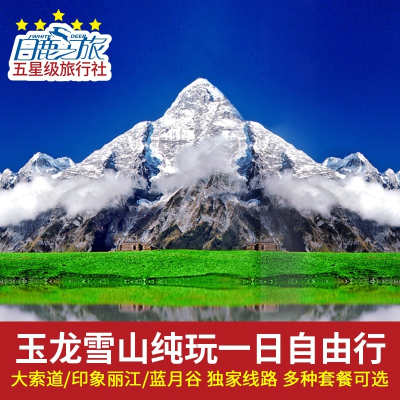 查看淘宝云南旅游 玉龙雪山一日游 纯玩蓝月谷大索道印象丽江 丽江