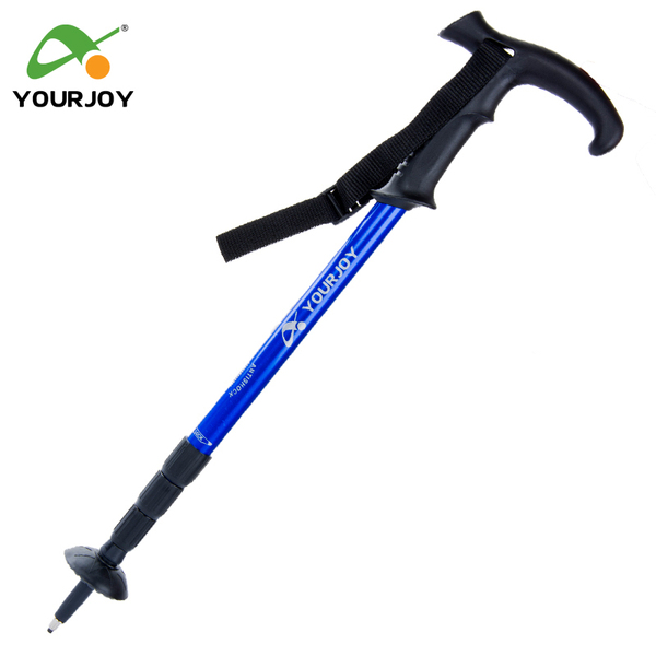 热销登山杖 悠景户外登山杖伸缩折叠登山棍拐