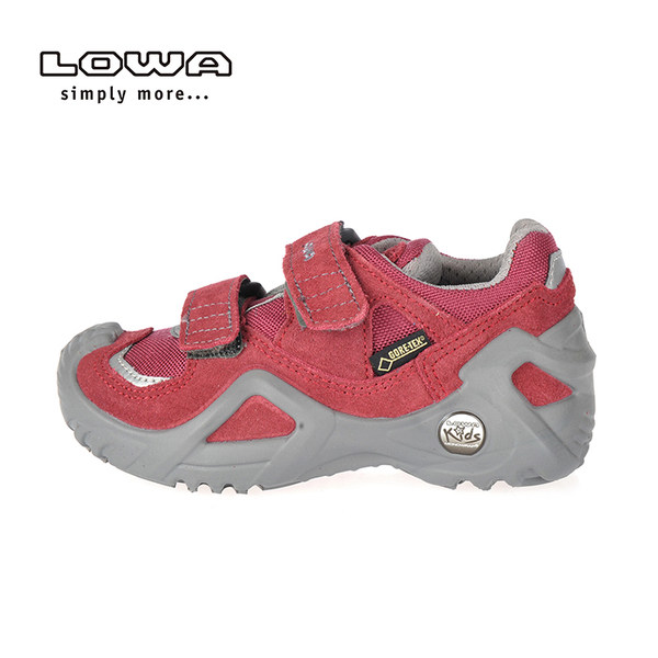 LOWA官方正品 户外童鞋防水SCOOTER VELCRO GTX低帮童鞋L640754