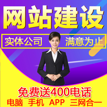 公司企业做网站建设一条龙全包网页设计建站制作手机微信商城仿站