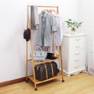 实木衣帽架卧室落地衣架