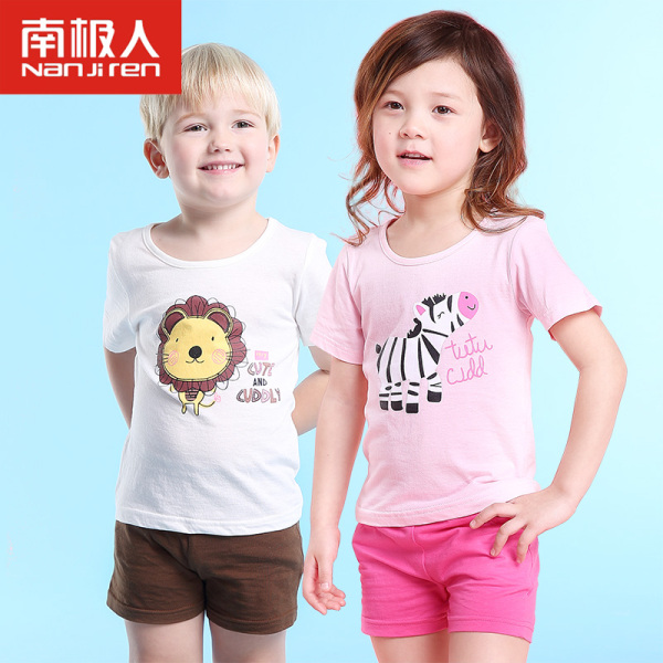 正品儿童套装 <em>南极人</em>儿童<em>睡衣</em>男女童纯棉春秋