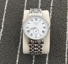 瑰丽系列小秒针大盘机胸斜鞮4.805.4.1二手 浪琴 9.6新 二手正品
