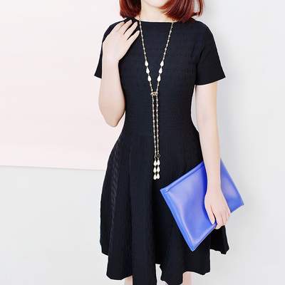 名朵饰品 浪漫毛衣链长款项链女日韩国 配饰吊