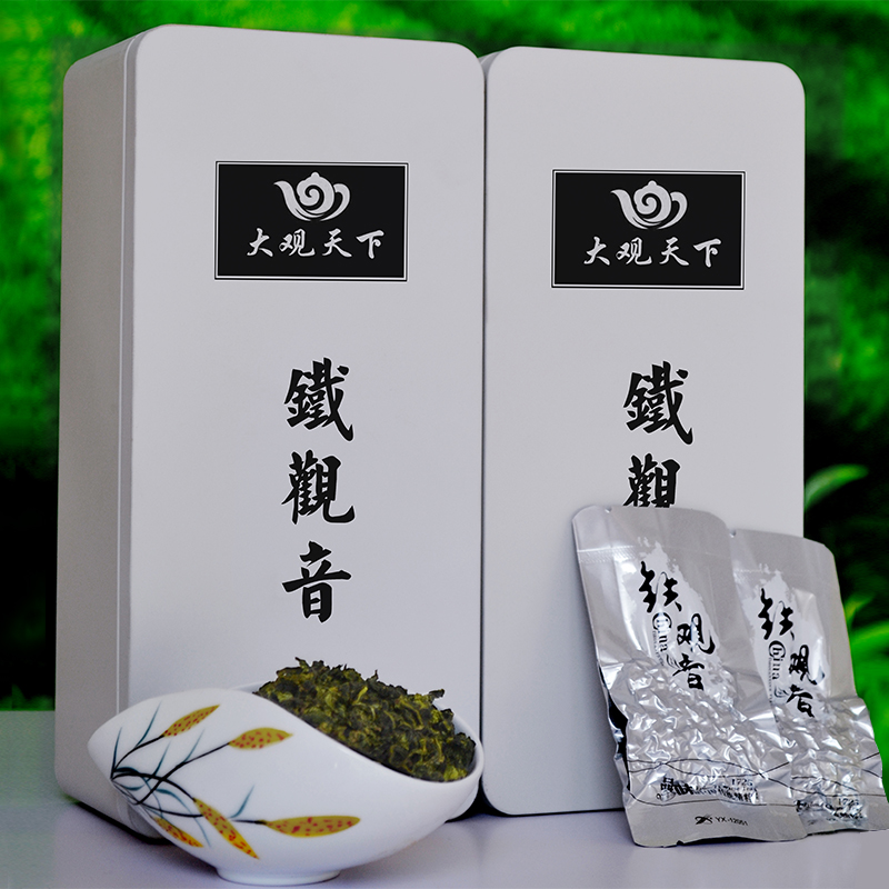 大观天下 铁观音茶叶 清香型一级安溪乌龙茶 新茶福建铁观音500g