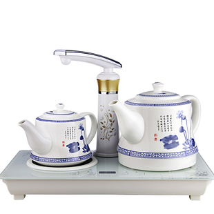 sh-808陶瓷 烧水壶茶具自动上水电热水壶套装煮茶器xffh/新飞飞鸿