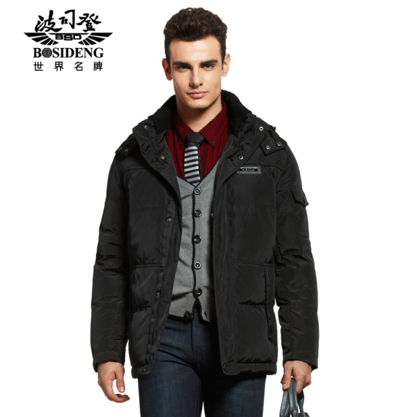 绒服 波司登欧美高端奢华羽绒服<em>男修身 外套</em>正