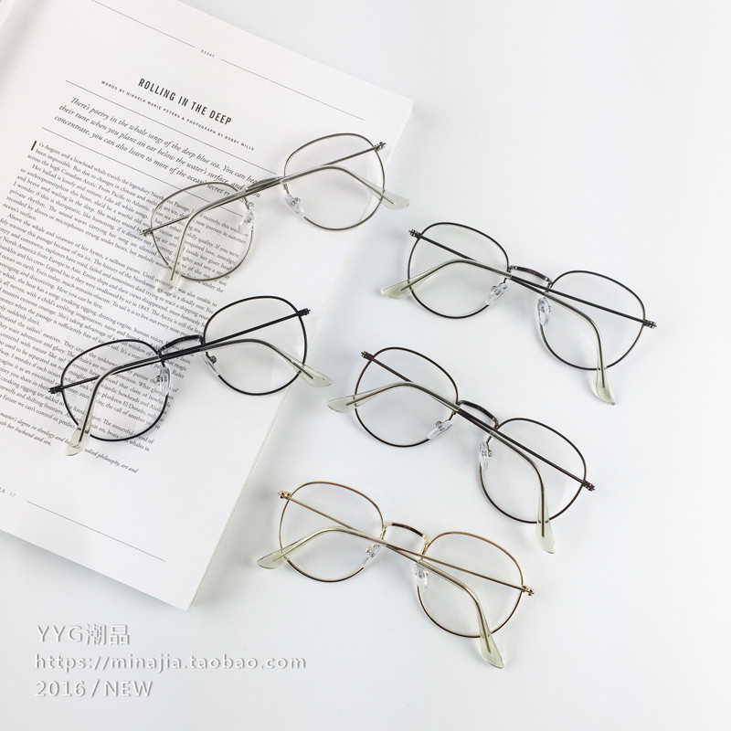 正品[韩国复古眼镜]韩国复古圆框眼镜评测 韩国