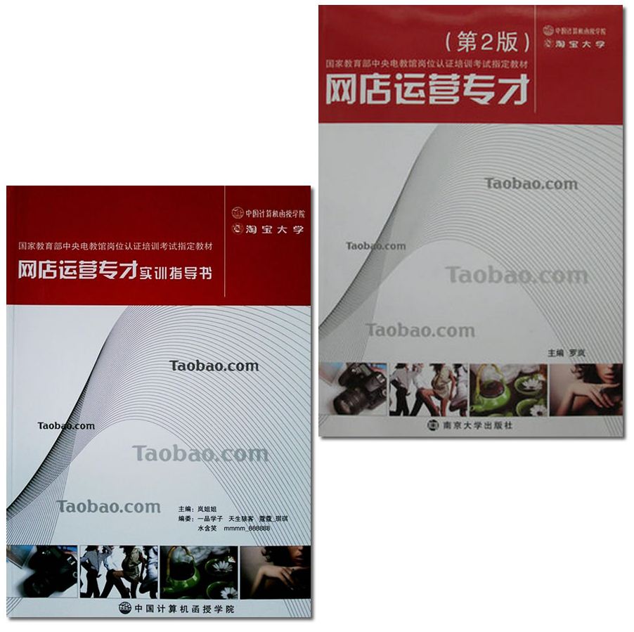 淘宝大学开店书籍 正版网店运营专才第二版教