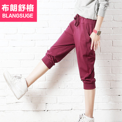 动短裤女夏2015修身显瘦宽松韩版学生外穿大