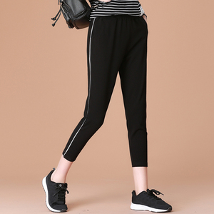 宽松七分休闲裤