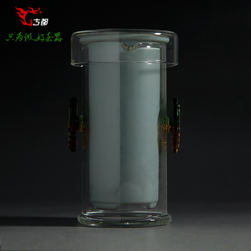 台湾申道汝窑玻璃茶壶正品台湾红茶茶具汝窑茶壶陶瓷茶具功夫茶壶