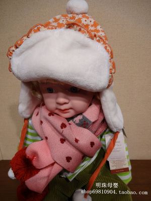 圣宝度伦专柜正品冬季棉帽女童宝宝保暖帽DL