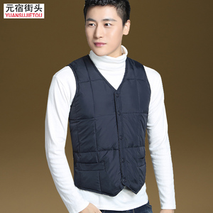 【图】<em>冬季</em>新款男士<em>羽绒马甲</em> 短款羽绒背心男