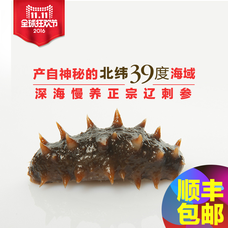 鑫玉龙 即食海参 四排刺野生刺参免煮发纯正辽参海参500g大连海参