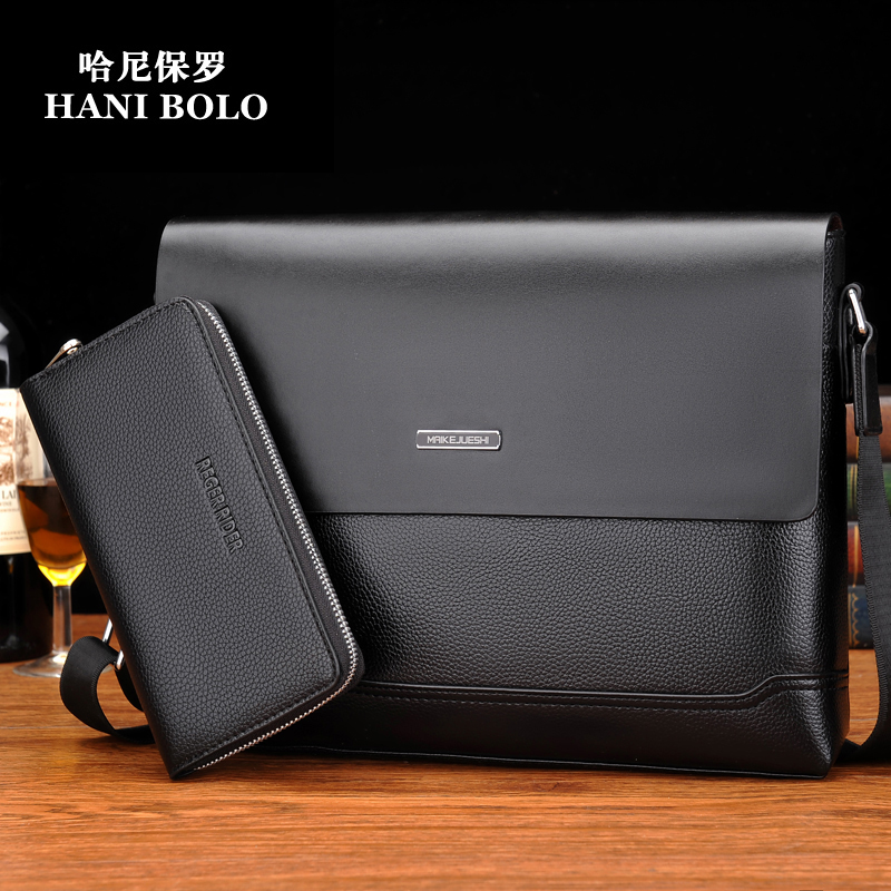 正品[男皮包]男皮包品牌排行评测 啄木鸟男皮包