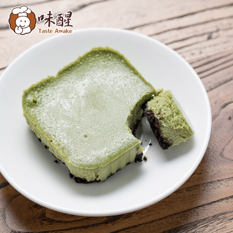 味醒抹茶芝士蛋糕 宇治石磨抹茶低甜度烘烤cheesecake 甜点点心