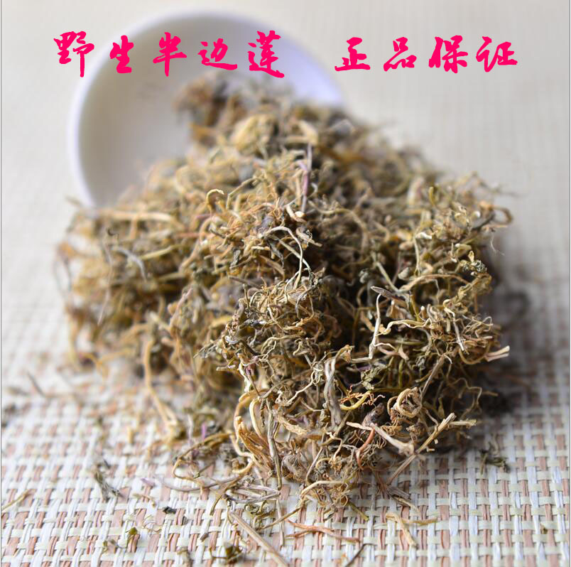 野生半边莲中药材 新鲜中草药种子垂吊植物半边连中药材500g包邮
