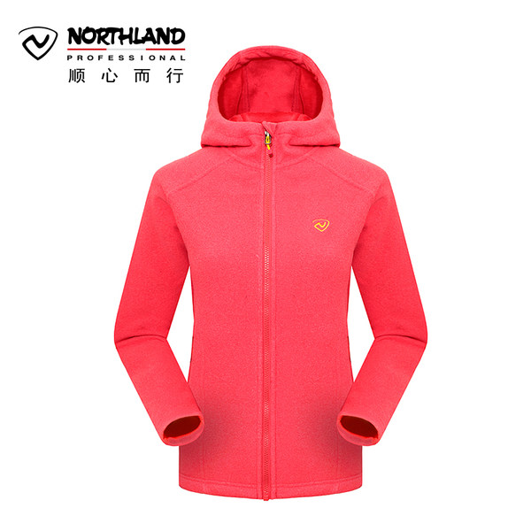 诺诗兰NORTHLAND户外运动抓绒衣女开衫加厚保暖绒外套 GF042976