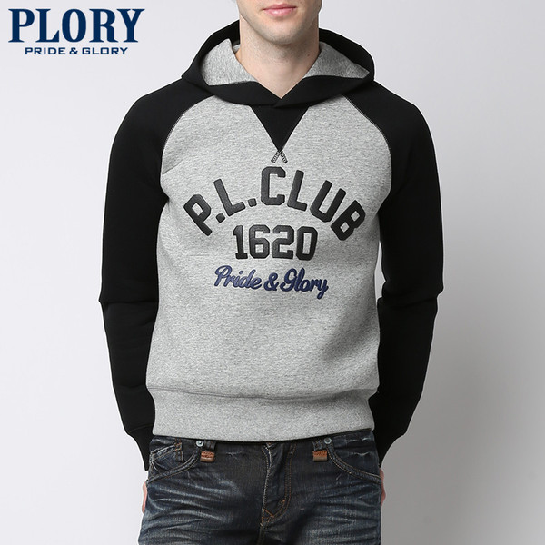 正品男卫衣 PLORY韩国衣霖姓品 春新品 字母休