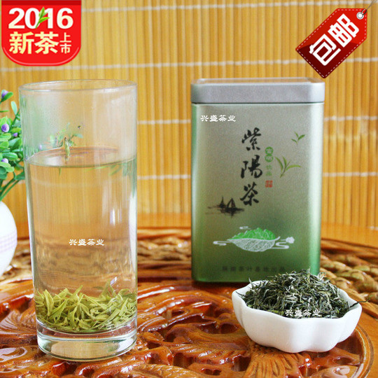 2016新茶 紫阳富硒茶 毛尖自产自销 栗香绿茶 清明翠峰 罐装茶叶