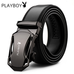 花花公子男士自动扣皮带