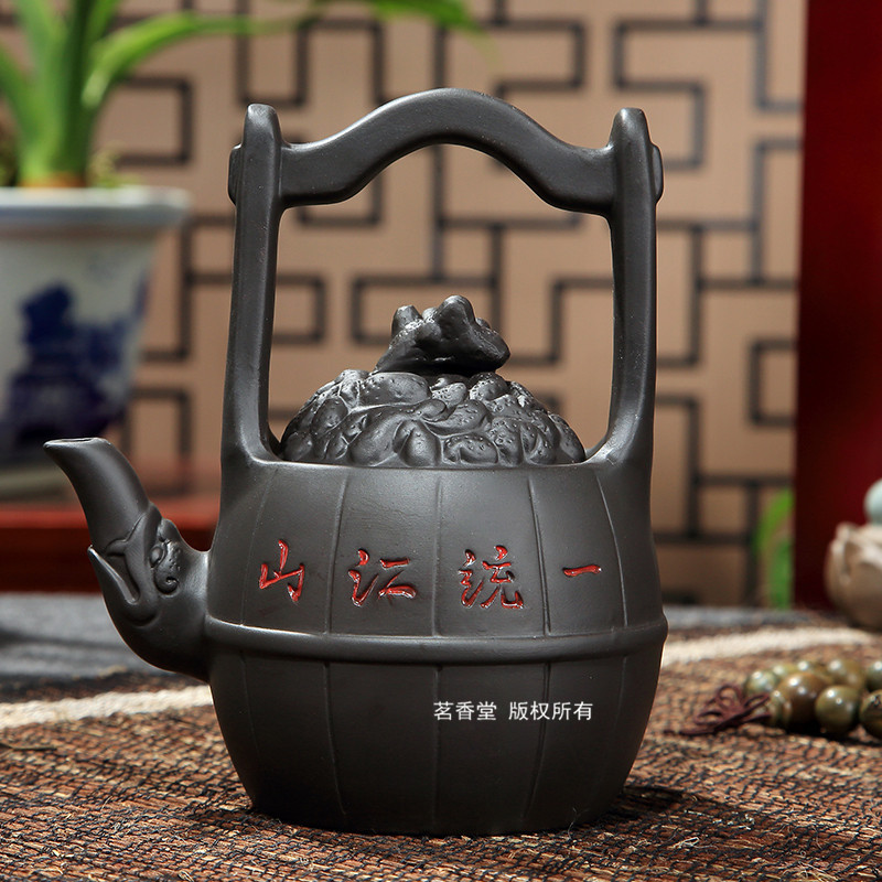茶具茶壶大容量紫砂壶宜兴紫砂茶壶功夫茶具西施壶复古易泡壶家用