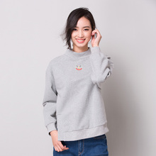 简单大气时尚 潮流卫衣D32006 OSA欧莎2016年冬季女装