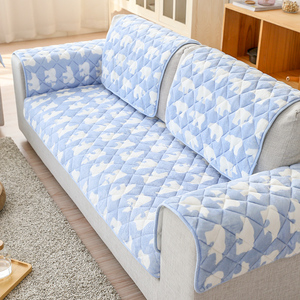 冬季法兰绒沙发垫