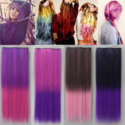 闪亮欧美彩色金丝<em>头发</em>炫彩金丝韩国无痕<em>接</em>发美