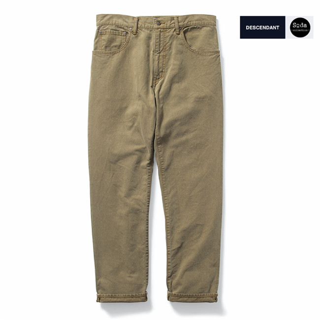skinny/trousers.cotton.satin休闲长裤17aw 10月