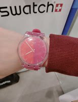 香港swatch斯沃琪手环运动手表女表情侣手表儿童学生韩潮流电子表