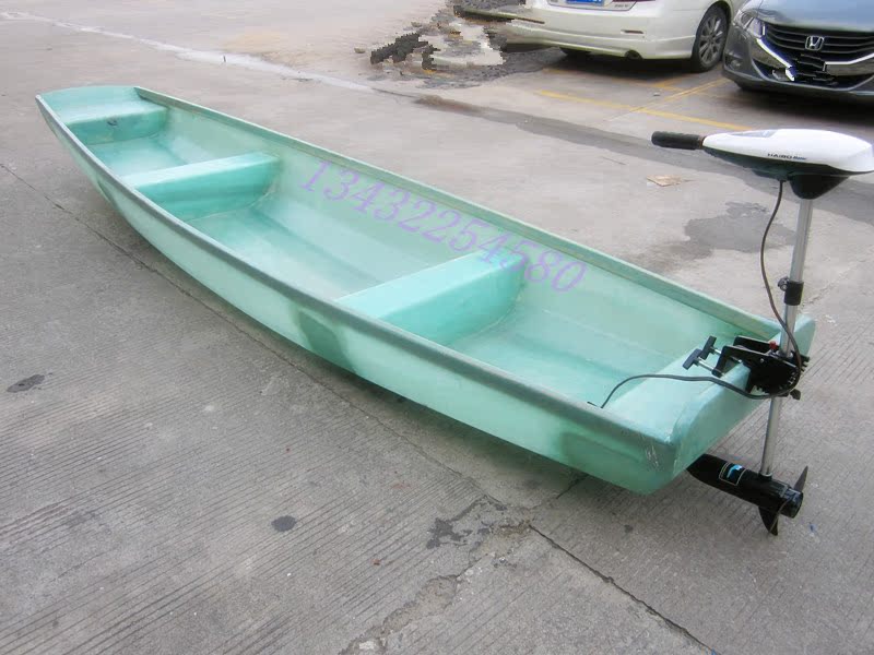 3米加深加宽加平尾钓鱼船玻璃钢船冲锋舟手划艇