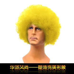 焦点庆典节目演出劲爆炸头 超大卷愚人节整顶假发套