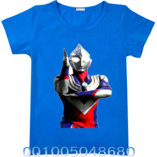 宇宙英雄超人力霸王奥特曼图案衣服奥特曼图片儿童装夏天短袖t恤