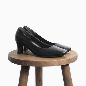 舒适中跟通勤高跟鞋