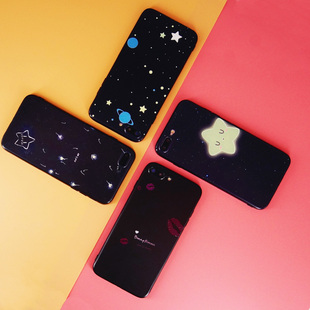 今日特价_苹果6s手机壳6plus星空红唇耐脏女款