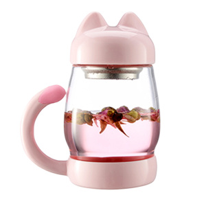 BOWO小猫咪玻璃杯杯