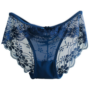 4条装 高档蕾丝面料三角裤